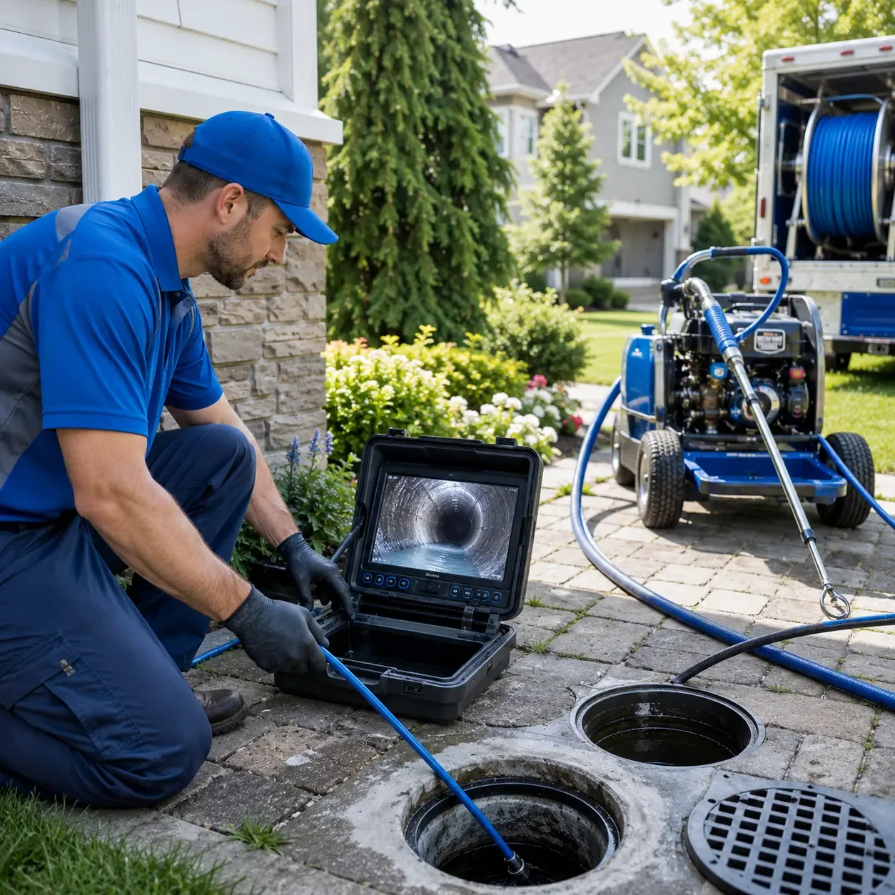 Outdoor drain cleaning professionals serving Sandy Hook, CT
