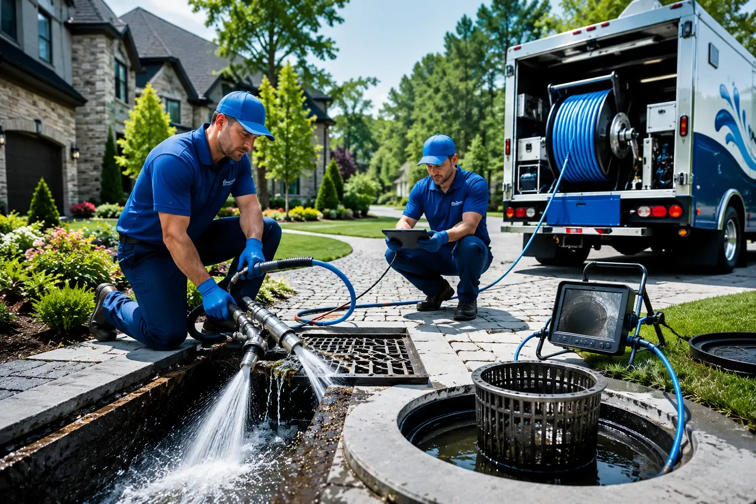 Local outdoor drain cleaning professionals in Sandy Hook, CT